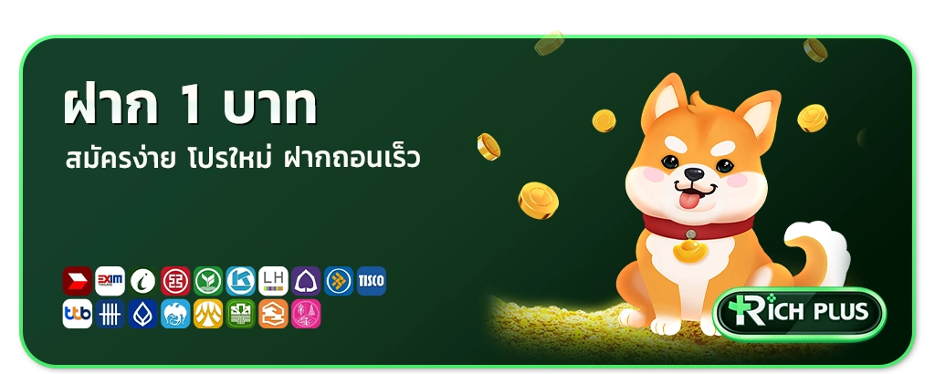 rich plus ฝากขั้นต่ำ 1 บาท